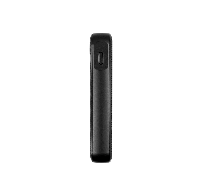 LOGiiX | Piston Power 5000 mAh Fabric Power Bank - Black | LGX-13929