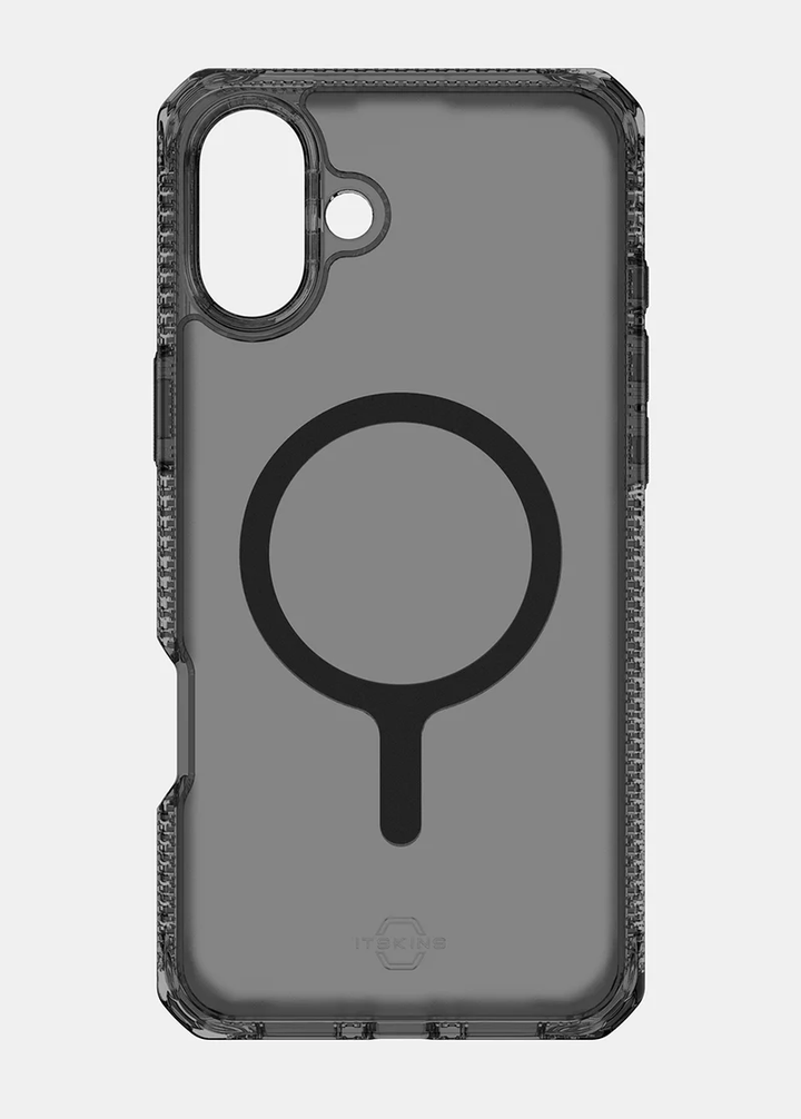 ITSKINS | Hybrid_R Vapor MagSafe Case iPhone 16 - Smoke | 120-8506