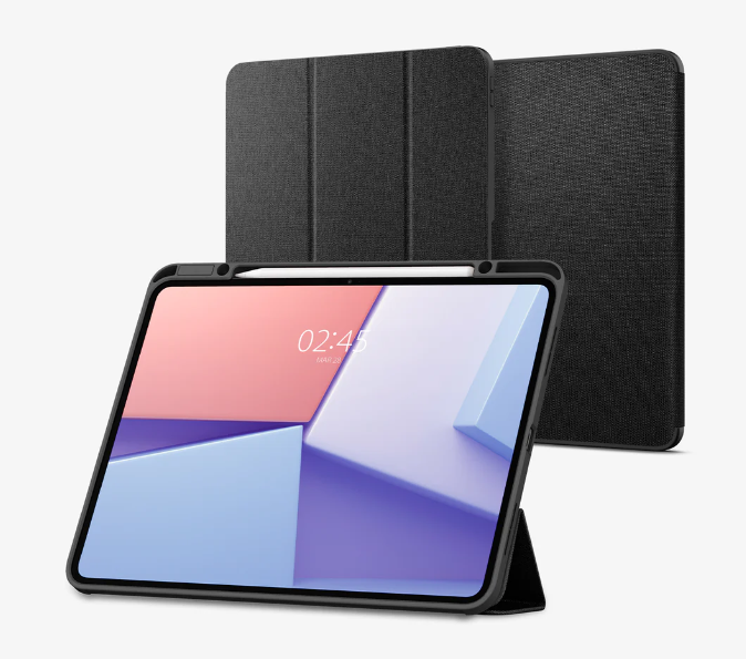 Spigen | Crystal Hybrid Pro for iPad Air 13" (M4-M3-M2) - Black | SGPACS07674