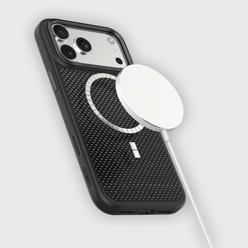 Caseco | Aramid Fiber Weave Pattern iPhone 17 Pro Case - Black | C28E7-51