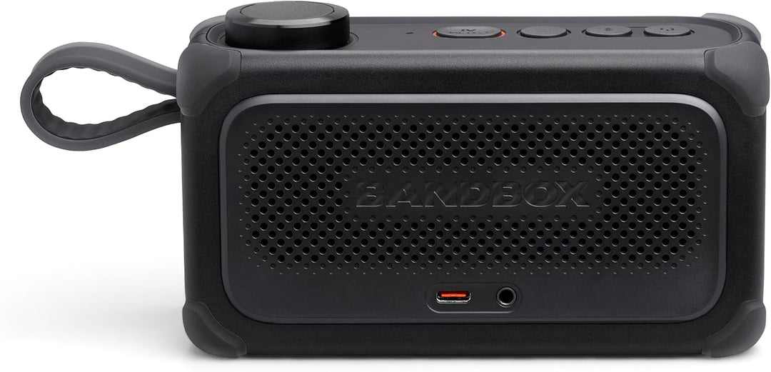 JBL | Bandbox Solo Compact AI-Powered Practice amp & Speaker with Built-in Practice Tools, Big LED Pixel Screen - Black | JBLBANDBOXSOLOAM