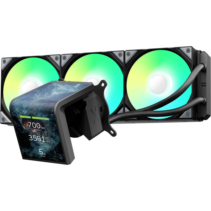 TRYX | Fan PANORAMA SE 360mm ARGB Liquid Cooler Fan Size 120mm  - Black | L-P360L-AM3M-G0K