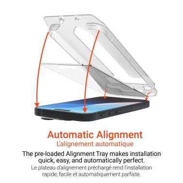 HyperGear | Matte Anti-Glare Glass Screen Protector w/ Easy Installation Applicator Tray iPhone 16 / 15 | 15-13663