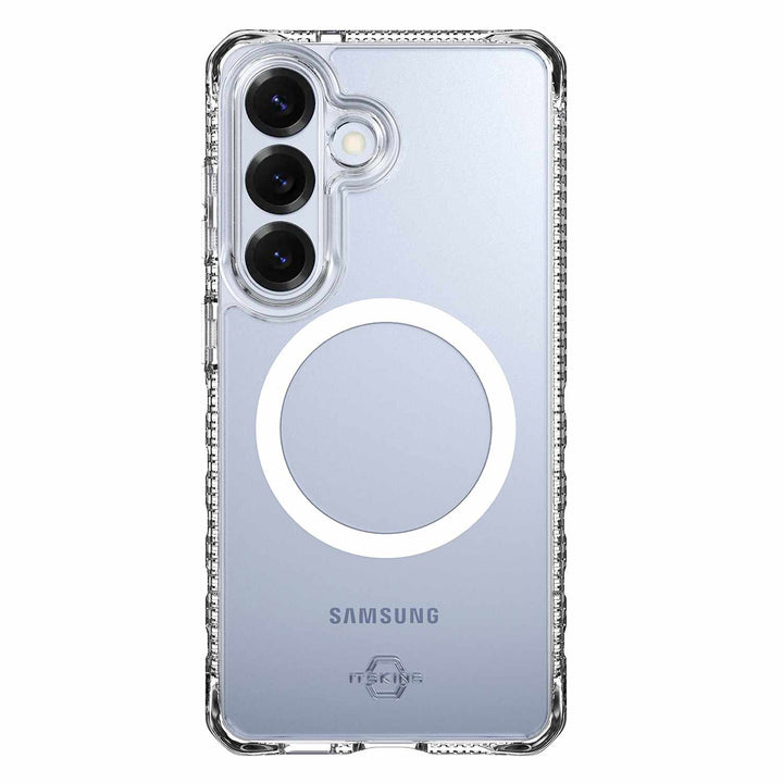 ITSKINS | Hybrid_R Case w/Magnets for Samsung Galaxy S26 - Clear | SGYRHMACRTRSP