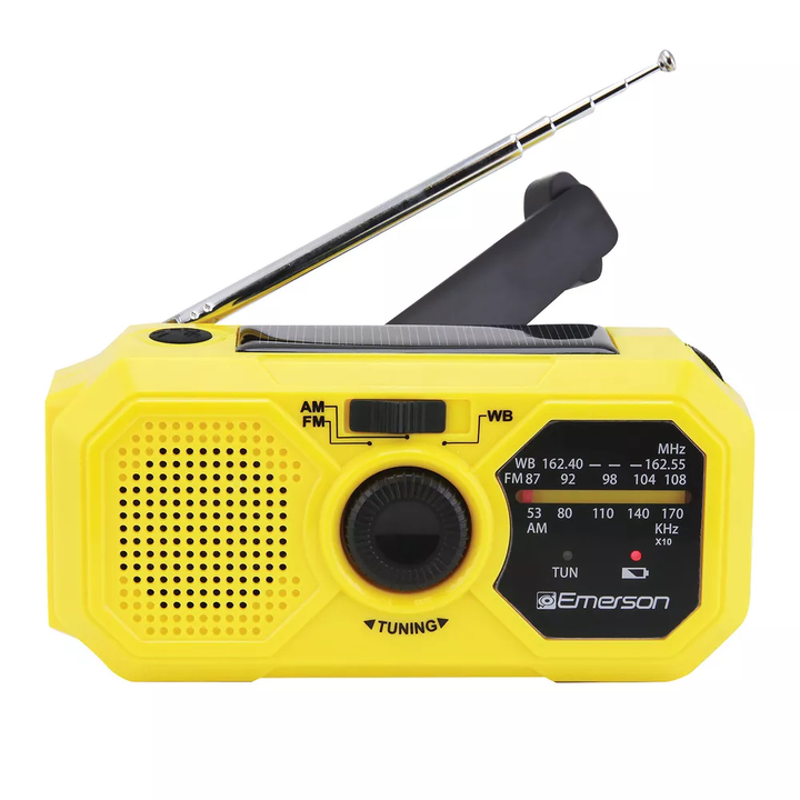 Emerson | Emergency AM/FM Radio with Weather Band and Power Bank | ER-7050