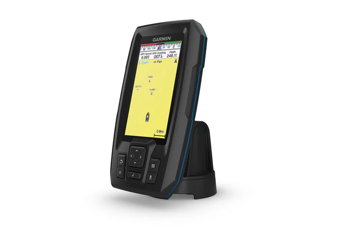 Garmin | Striker Vivid 4cv 4" Display Fishfinder with GT20-TM Transducer and GPS | CE010-02550-01
