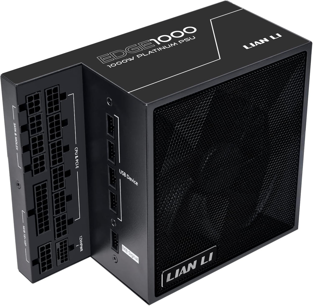 Lian-Li | Edge Series-1000W 80+ Platinum Full Modular ATX Retail - Black | EG1000BLACK