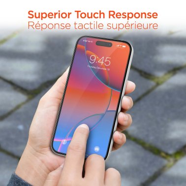 HyperGear | Edge-to-Edge Glass iPhone 17 /17 Pro /16 Pro Screen Protector w/Installation Applicator Tray | 16500