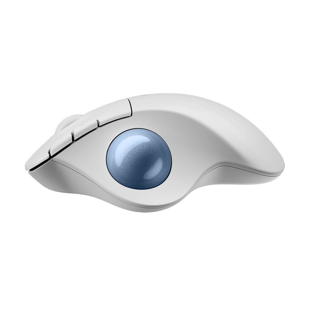 Logitech |  M575 S Mouse Optical Buttons Wireless Trackball - White | 910-007028