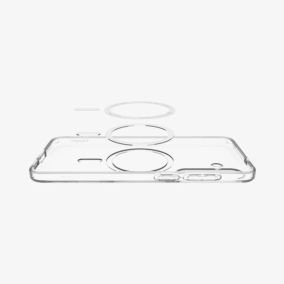 Spigen | Crystal Flex MagFit Case Galaxy S25 FE - Clear White | SGPACS10024