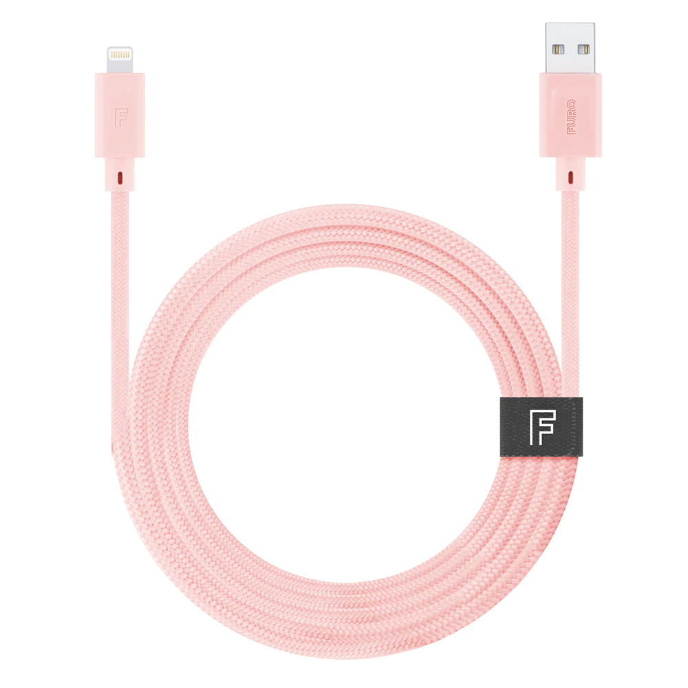 FURO | Cable USB-A to Lightning 10ft - Pink | FT8232