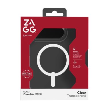 ZAGG | Graphene Crystal Palace Snap Lite iPhone Duo Foldable Case - Clear | 702322554