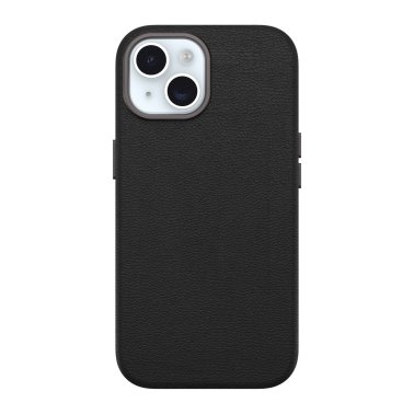 Otterbox | Symmetry Cactus Leather w/MagSafe case  iPhone 15 / 14 / 13 - Black (Noir Ash) | 15-12630