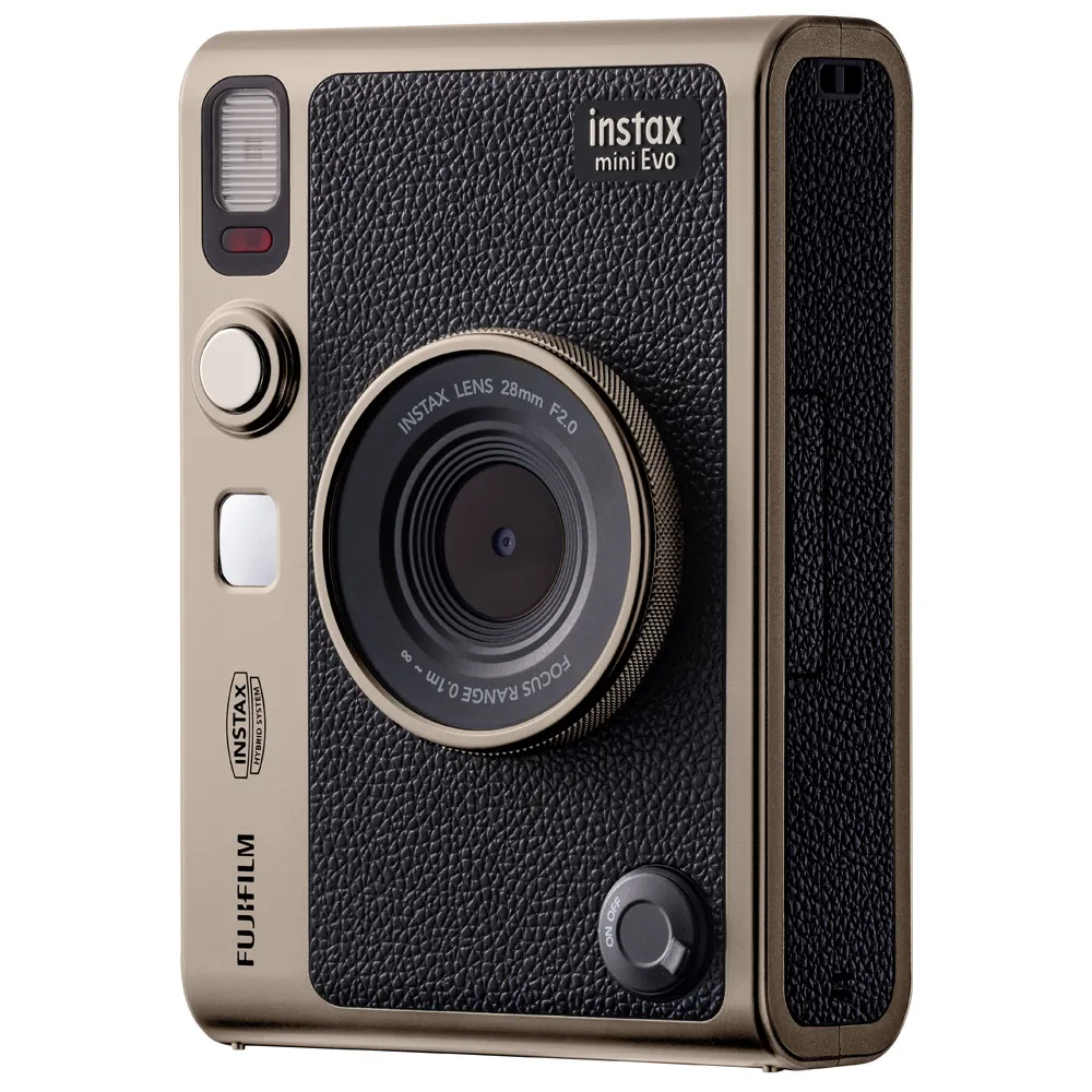 Fujifilm | Instax Mini Evo SE 90th Anniversary Instant Camera Bundle - Titanium Gold 600024185