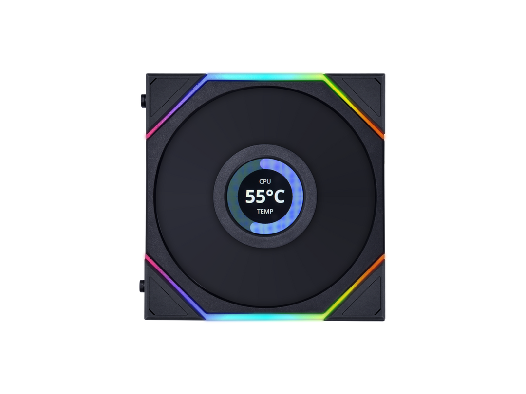 Lian-Li Fan | FDB Fan 120X120X28 mm 3 Fans Fan Controller Retail - Black | 12TLLCD3B