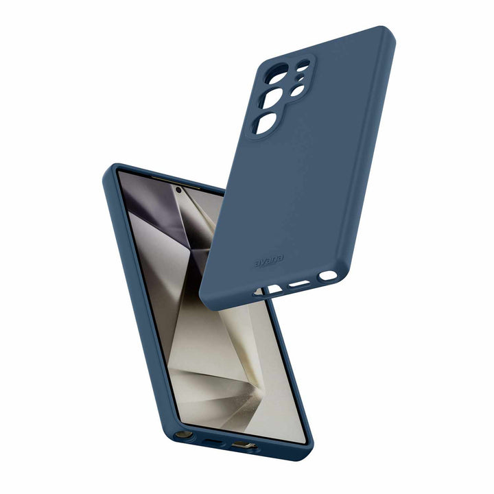 Avana | Velvet Case Compatible w/MagSafe for Samsung Galaxy S25 Ultra -  Navy Blue | 120-9306