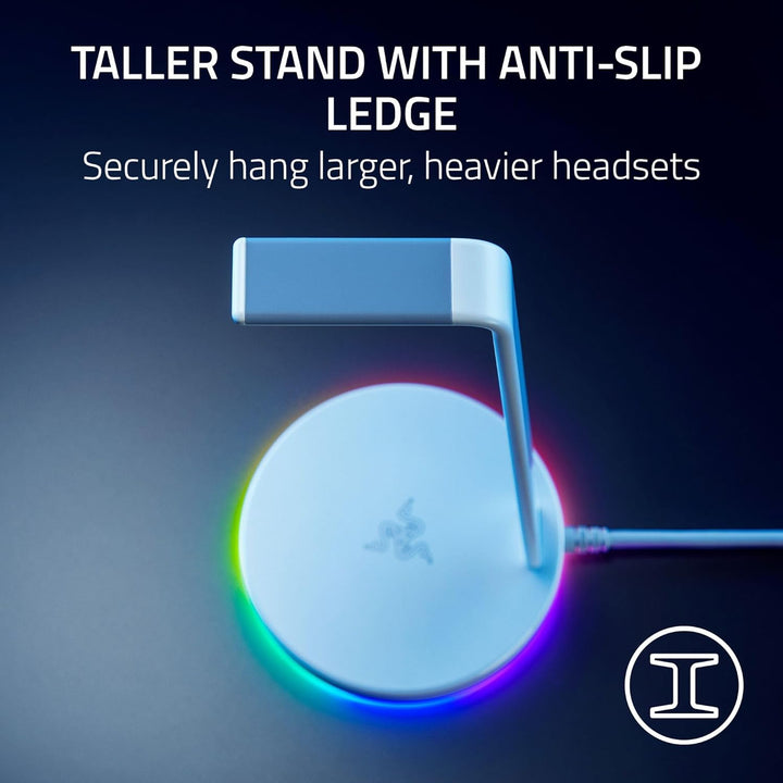 Razer Renewed | Base Station V2 Chroma Headphone Headset Stand Holder - Chroma RGB Lighting  | RC21-01510100-R3UR | 60 DAYS WARRANTY