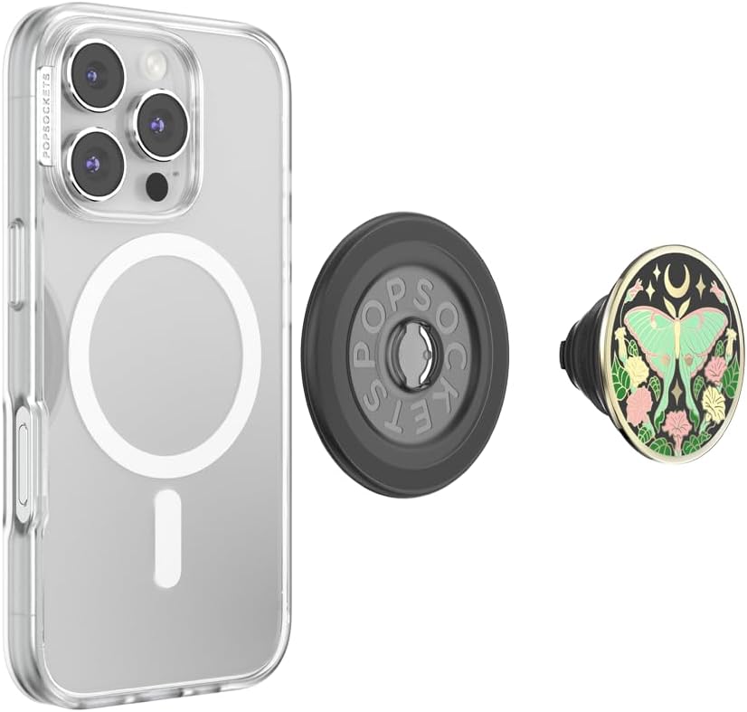 PopSockets | MagSafe PopGrip - Enamel Luna Moth | PS-809137