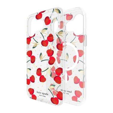 Kate Spade | Protective iPhone 17 Pro Max MagSafe Case - Cherry Dot | KS057242