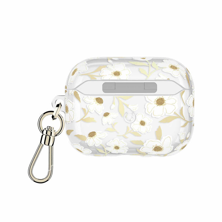 Kate Spade | Protective Case with Gold Ring Clip for AirPods Pro 3 -  Sunshine Floral | KS059338