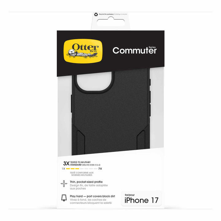 OtterBox | Commuter MagSafe iPhone 17 Case w/Camera Control in Bulk Packaging - Black | 77-98297