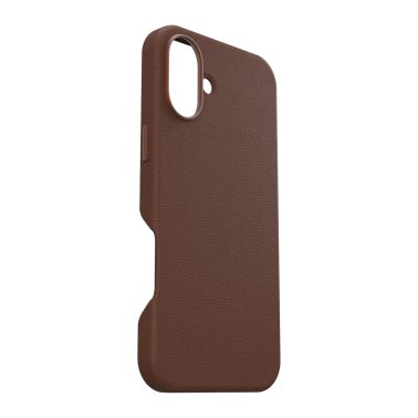 OtterBox | Symmetry Cactus Leather w/MagSafe Case iPhone 16 Plus - Brown Rich Adobe | 77-96287