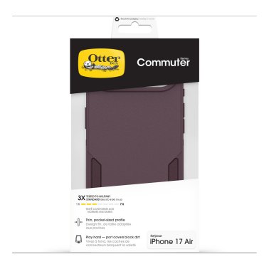 OtterBox | Commuter w/MagSafe iPhone 17 Air + Camera Control Case - Purple Mystery | 77-98314