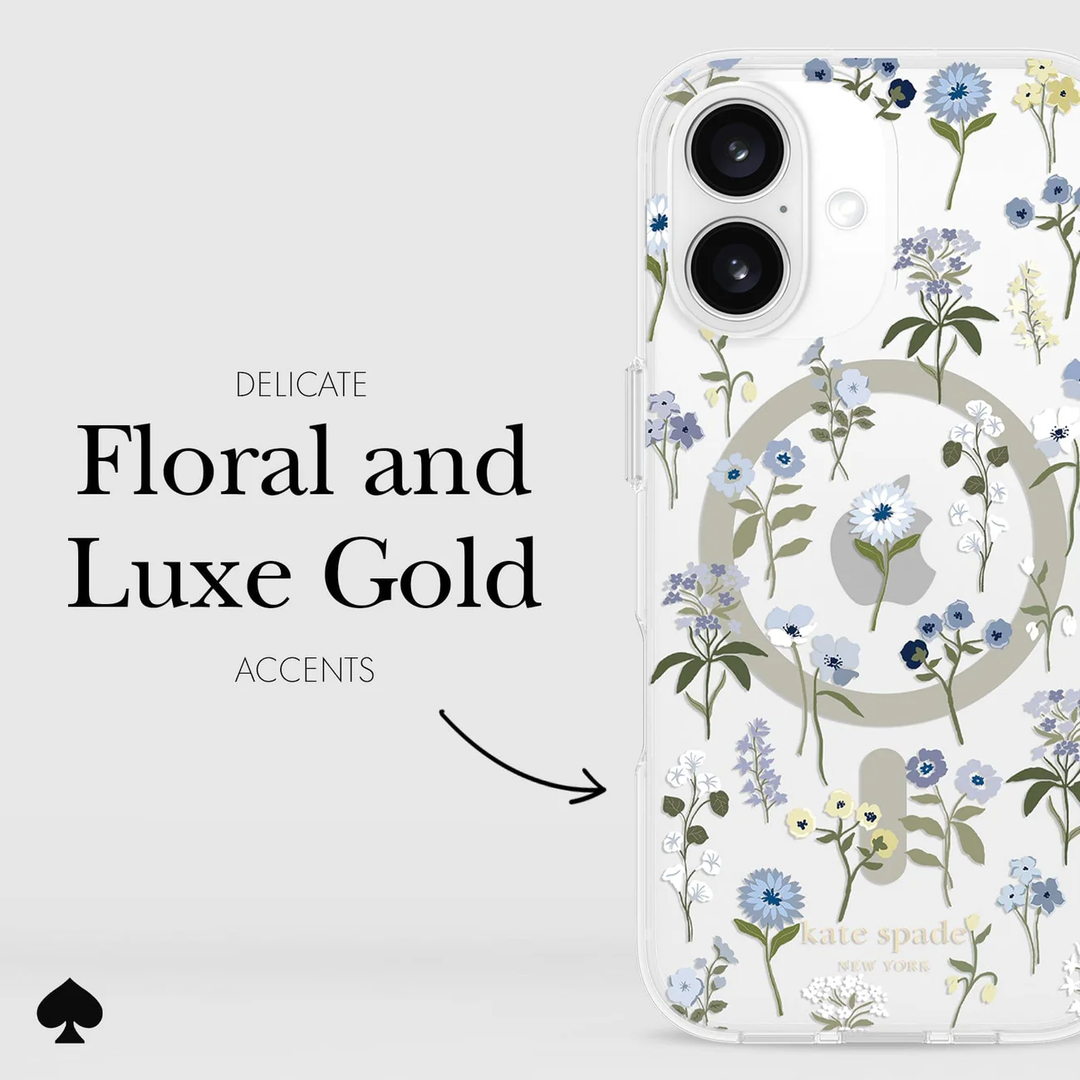 Kate Spade | Protective Prints MagSafe Case iPhone 16 - Precious Bloom | 15-13242