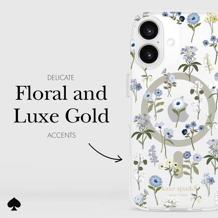 Kate Spade | Protective Prints MagSafe Case iPhone 16 - Precious Bloom | 15-13242