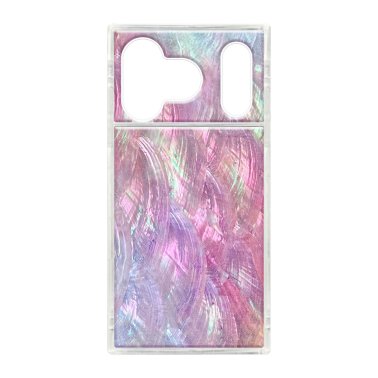 FLAUNT | Square MagSafe iPhone 17 Pro Case - Pink Mother of Pearl | FT057344