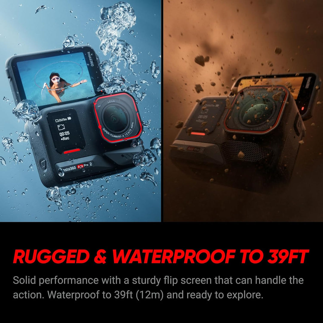 Insta360 | Ace Pro 2 Standard Dual Battery Bundle -8K Waterproof Action Camera | CINSBBGA_ACEPRO208