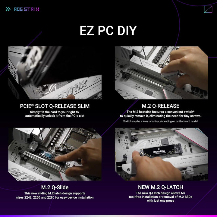 ASUS | Motherboard ROG STRIX B850-A GAMING WIFI B850 AM5 192GB DDR5 ATX ASUS Motherboard ROG STRIX B850-A GAMING WIFI B850 AM5 192GB DDR5 ATX ROG STRIX B850-A GAM WIFI