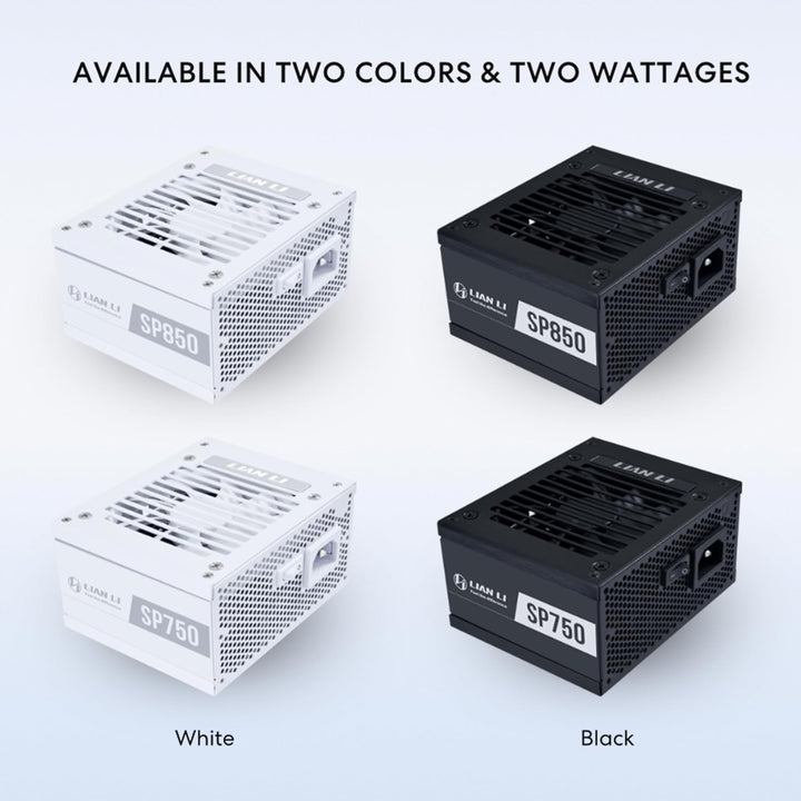 Lian-Li | Power Supply SP850G.B 850W APFC 80+ GOLD Full modular SFX - Black | SP850G.B