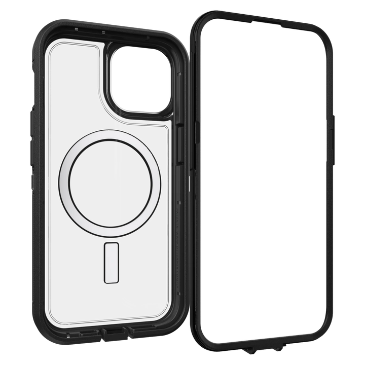 Otterbox | Defender Pro XT Clear w/ MagSafe Series Case iPhone 16e /15 /14 /13 - Black - Dark Side | 77-98196