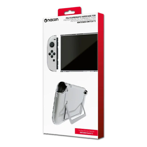 Nacon | Polycarbonate Hardcase for Nintendo Switch 2 - Clear | 3665962028782