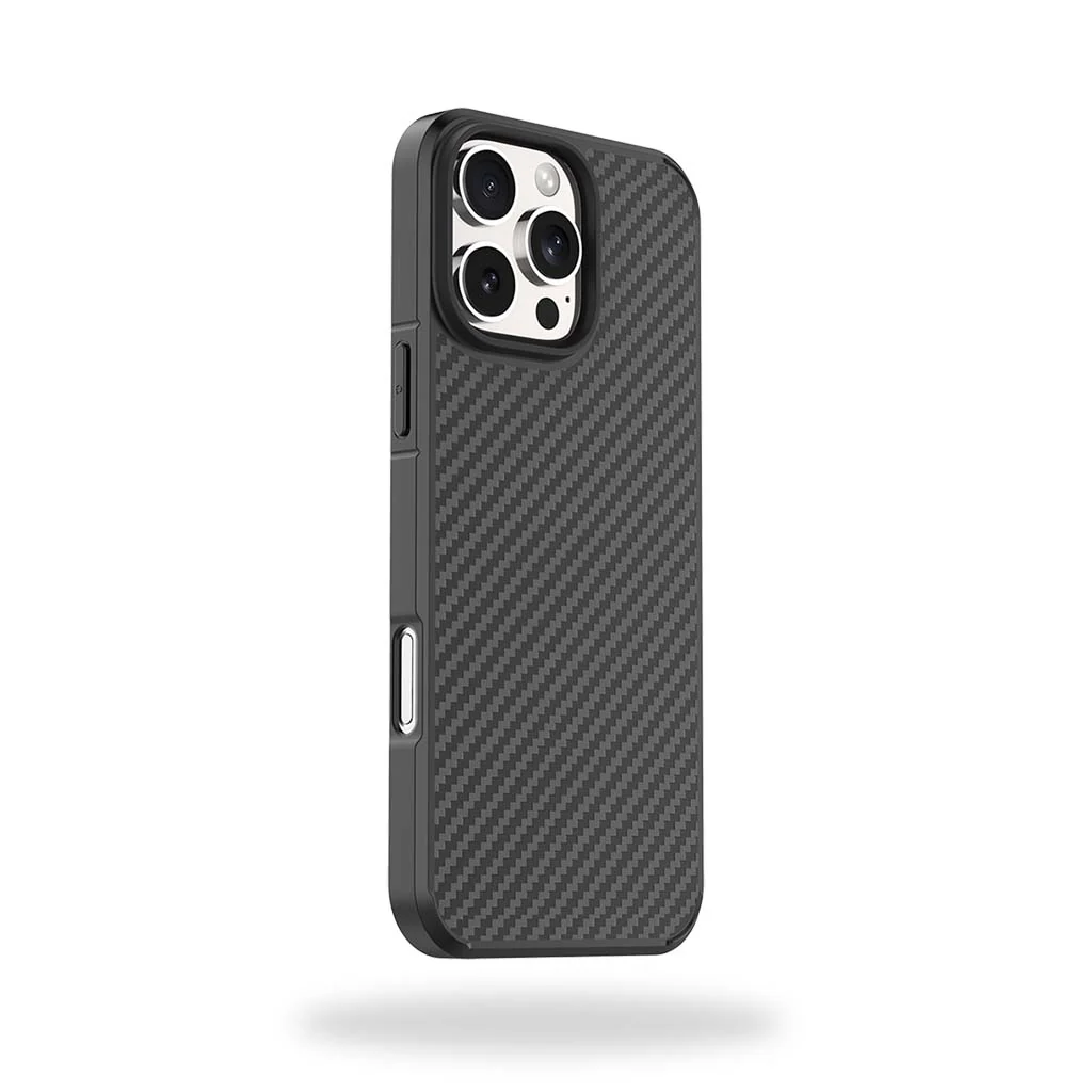 Caseco | Kevlar Case With Magsafe iPhone 16 Pro - Carbon | C28D1-01
