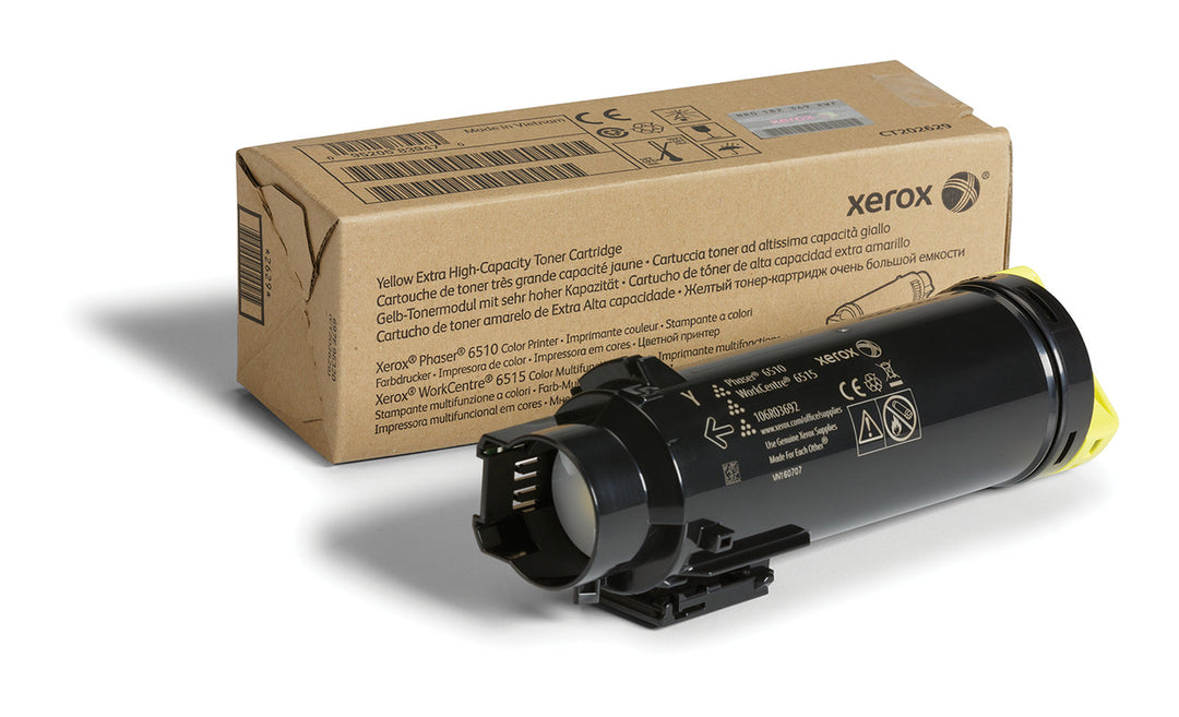 Xerox | Phaser 6510 / Work Centre 6515 - Extra High Capacity Toner Cartridge (4300 Pages) - Yellow | 106R03692