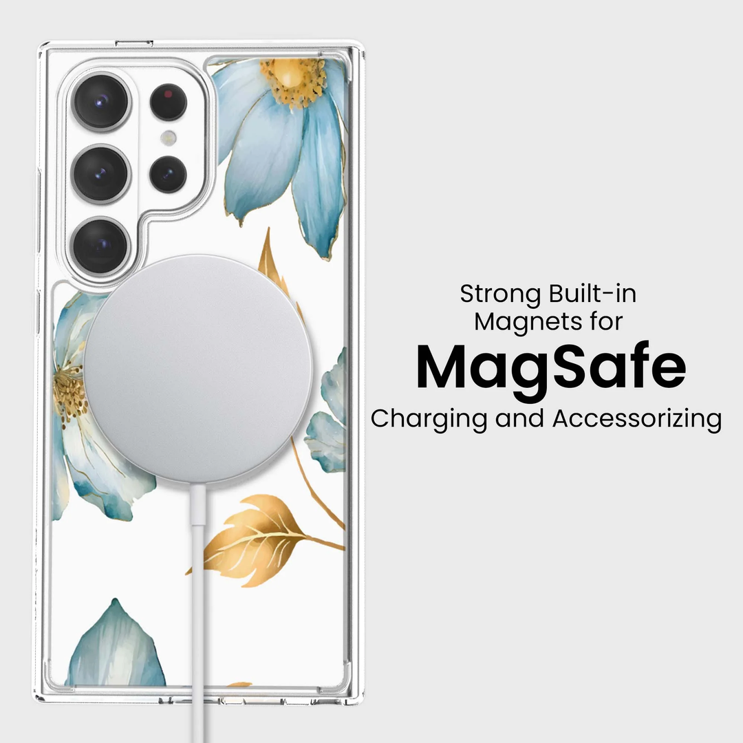 Caseco | Case for Samsung S26 Ultra -  Blue Wildflower | ED24F4-BW