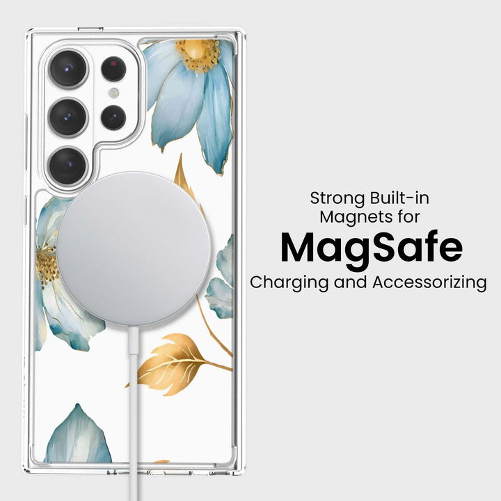 Caseco | Case for Samsung S26 Ultra -  Blue Wildflower | ED24F4-BW