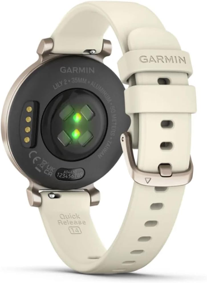 Garmin | Lily 2 Smartwatch and Fitness Tracker - Coconut | 010-02839-00