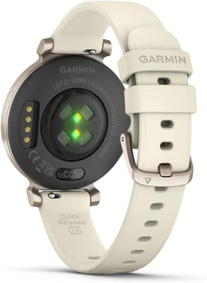 Garmin | Lily 2 Smartwatch and Fitness Tracker - Coconut | 010-02839-00