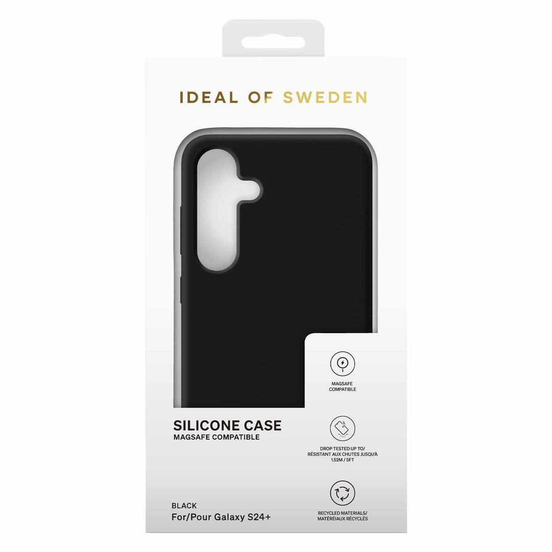 Ideal of Sweden | Case w/ MagSafe Samsung Galaxy S24+ Silicone - Black | 120-8055