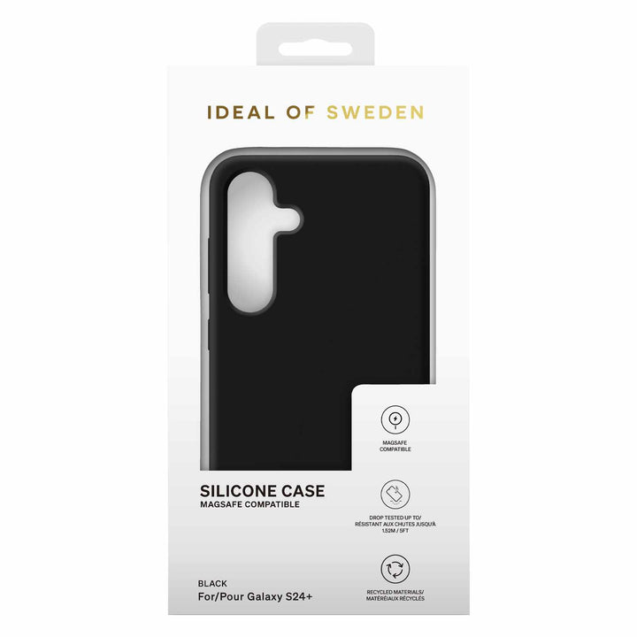 Ideal of Sweden | Case w/ MagSafe Samsung Galaxy S24+ Silicone - Black | 120-8055