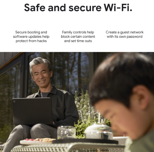 Google | Nest Wifi Pro Wi-Fi 6E Router Wireless Mesh - Fog | GA03902-CA-CA