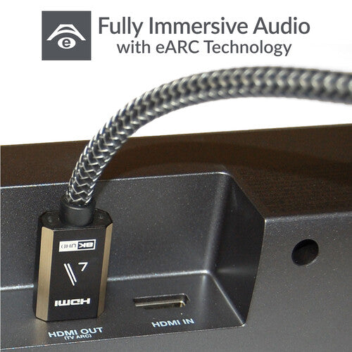 Austere | VII Series 8K HDMI 2.1 ARC Cable 4.9 ft / 1.5m - Black | 7S-8KHD2-1.5M