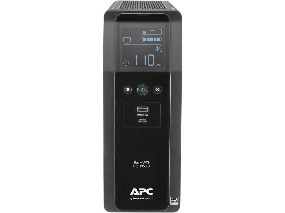 APC | Back UPS PRO - SineWave 10 Outlets 1350VA LCD 120V | BR1350MS