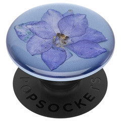 PopSockets | PopGrip Pressed Flower Larkspur Purple | 123-0337
