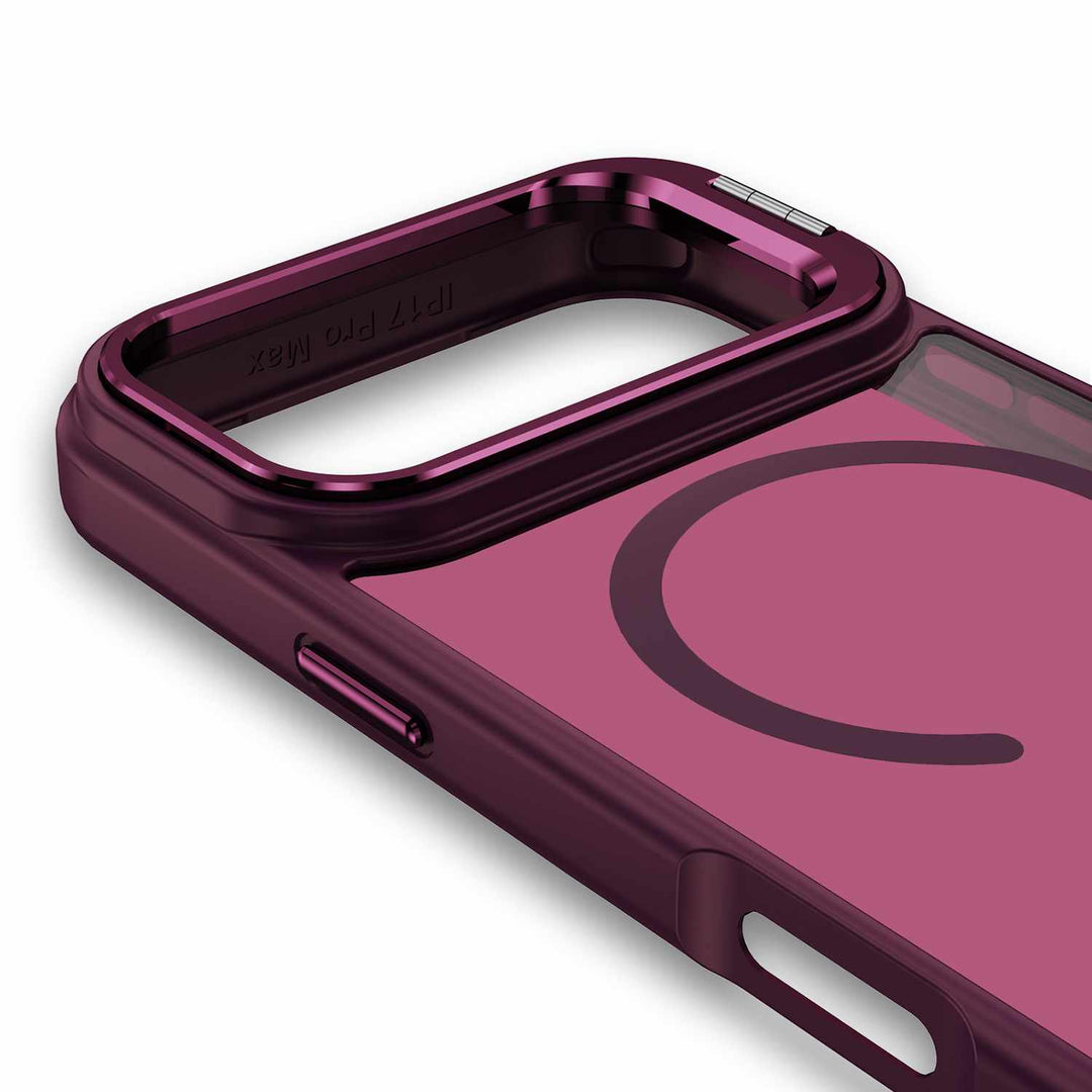 Blu Element | Chromatic Kick MagSafe Case iPhone 18 Pro /17 Pro - Burgundy | BECK18PROB