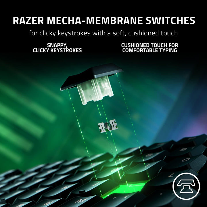 Razer | Ornata V3 Chroma Backlit Full-size Ergonomic Gaming Keyboard - Eng | RZ03-04460200-R3U1