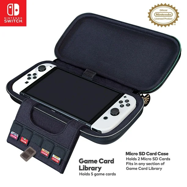 Nintendo Switch | RDS Industries Game Traveler Deluxe Zelda Tears of the Kingdom Travel Case for Nintendo Switch - Multi | NNS433